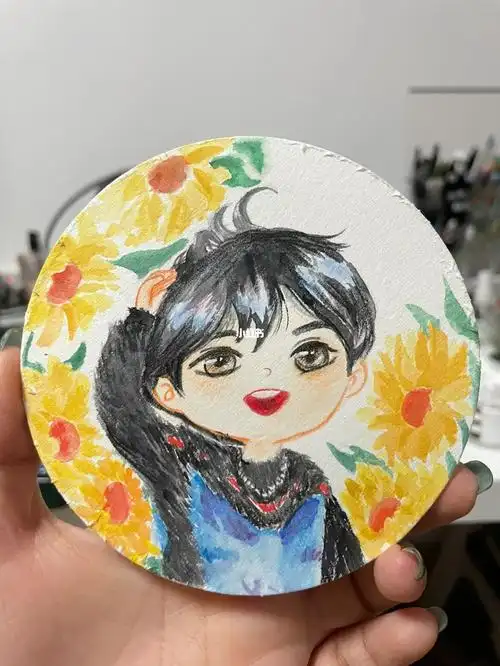 手绘  #刘耀文  #水彩纸虽然有点脱胶.