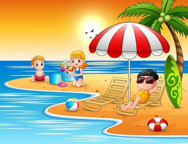 首先,我参加了游泳班,学会了蛙泳和自由泳,这让我在水中感受到了无比