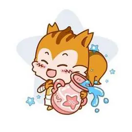 十二星座之水瓶座卡通唯美头像_可爱美图