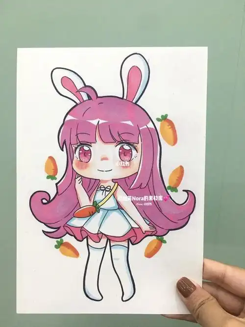 适合有基础孩子进行绘画临摹背景简单不复杂9315临摹禁止商用