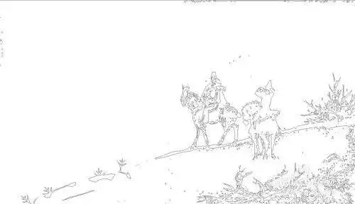 逢入京使配画简笔画