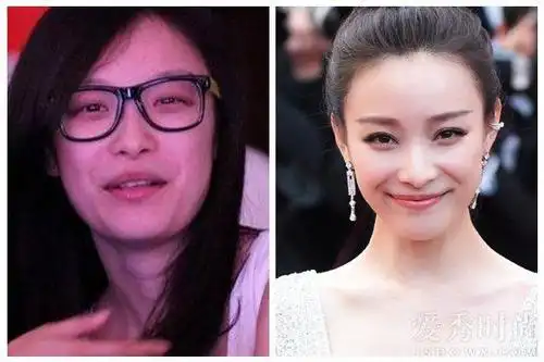 孙俪素颜面容憔悴,何炅黑眼圈严重,盘点明星素颜和化妆的对比照
