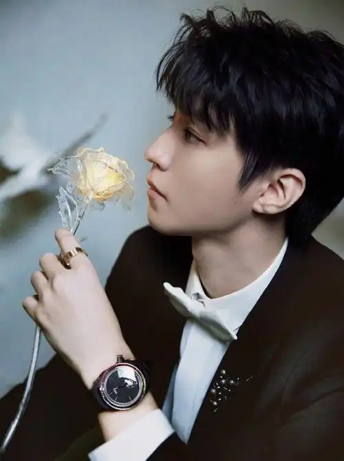 王俊凯黄玫瑰与白鸽##王俊凯黑白西装小王子##上海国际电影节