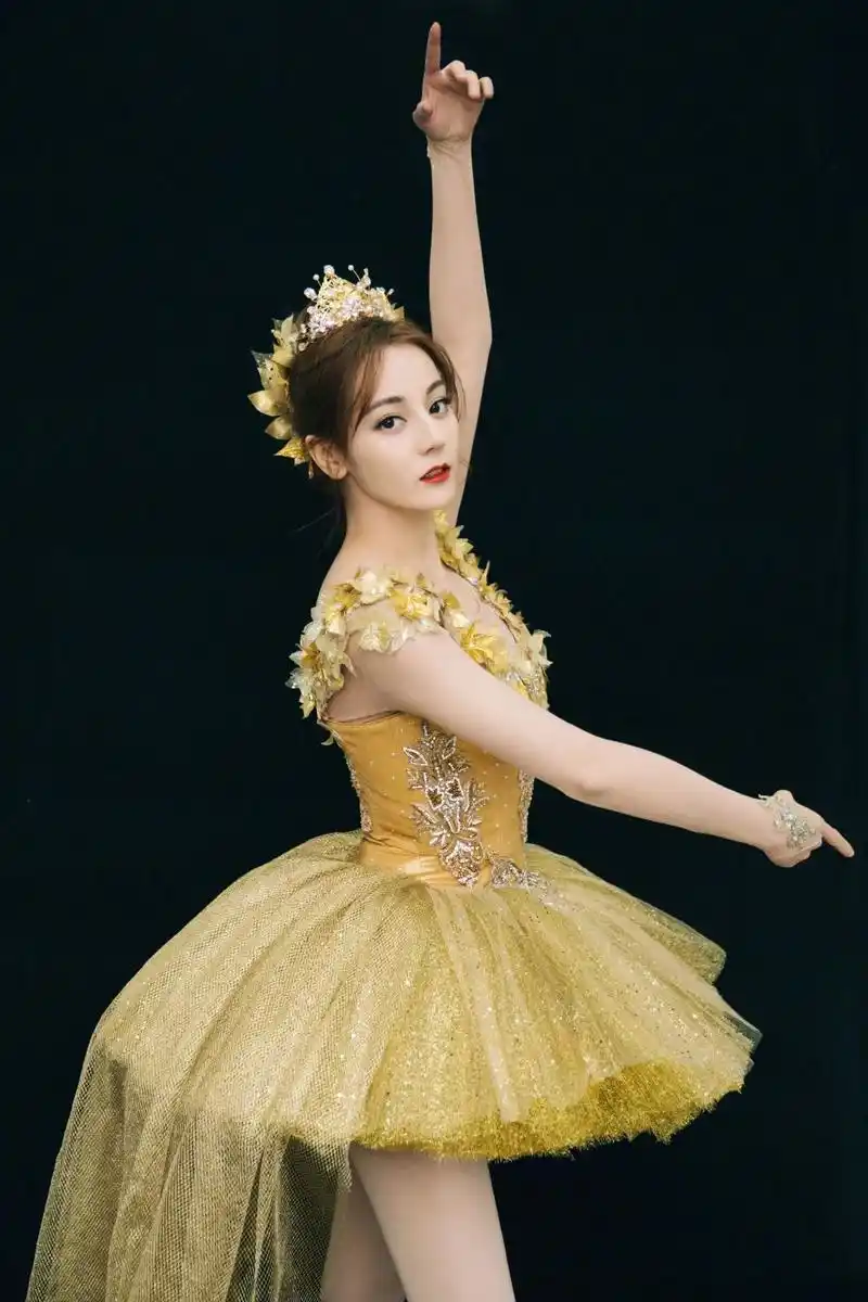 迪丽热巴壁纸热巴的每次皇冠造型都好绝侧颜真的太美丽了