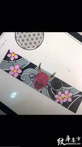 臂环手环纹身臂环手环纹身手稿臂环手环纹身手稿图案